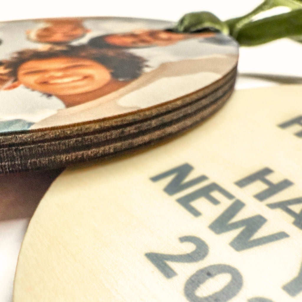Personalized Photo Ornament with Gift Box