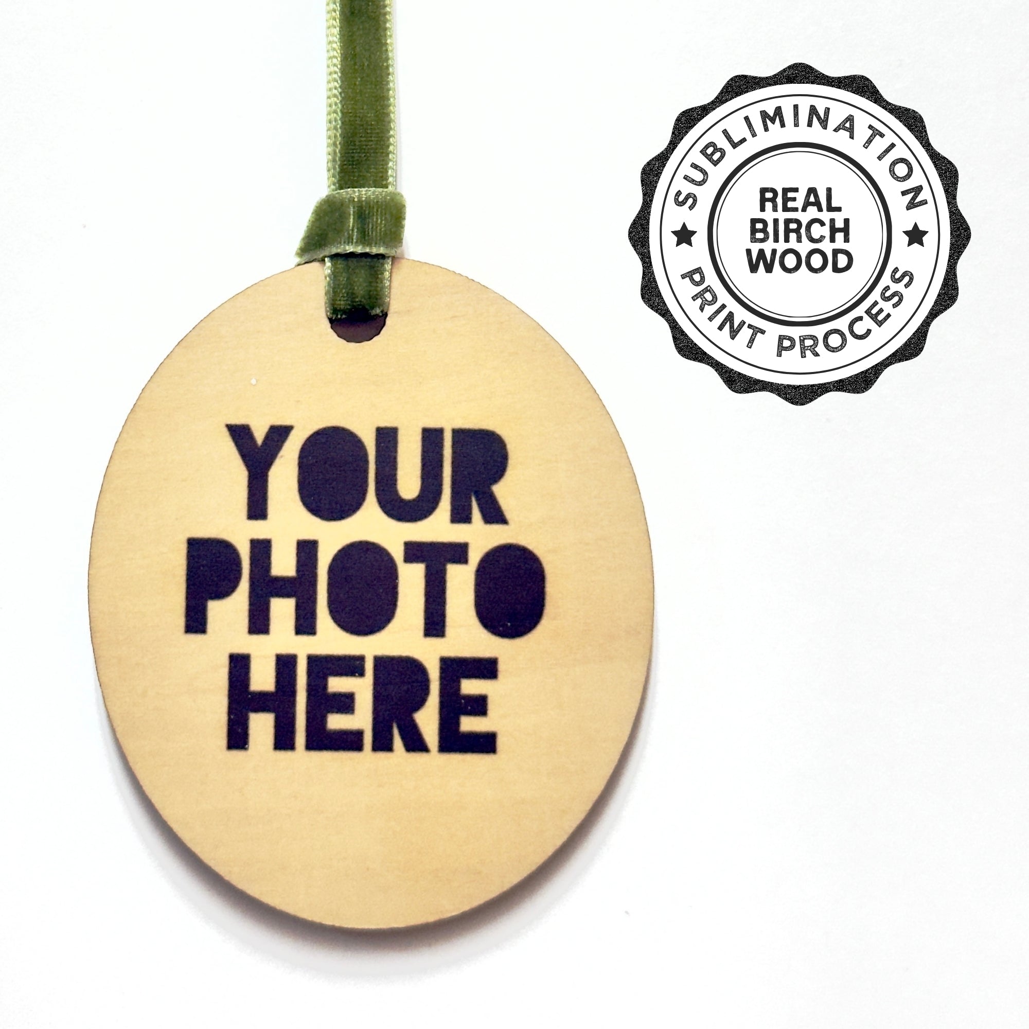 Personalized Photo Ornament with Gift Box